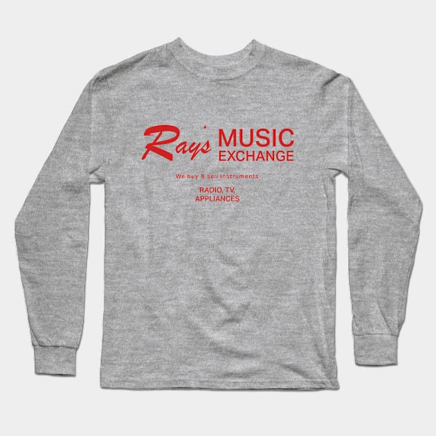 Ray's Music Exchange. Long Sleeve T-Shirt by deadright